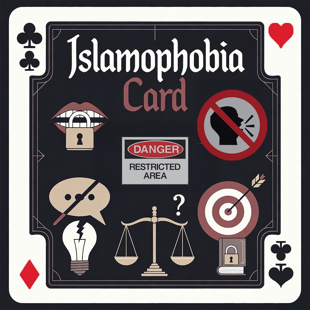 Artwork for Islamophobia Card